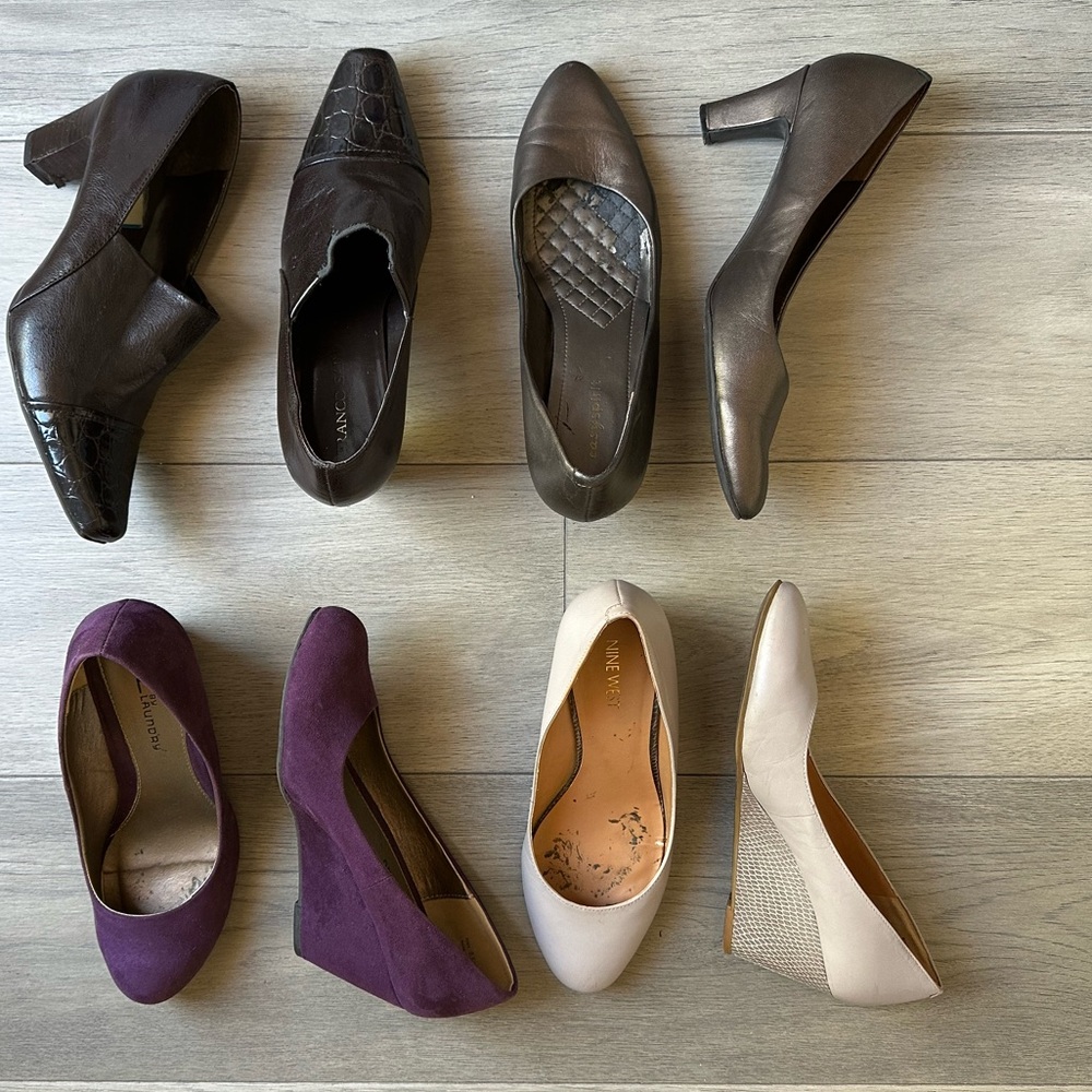 for king150ford - Women's Heels in Purple, gray&gold (please check description)